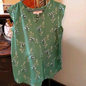 Loft floral blouse